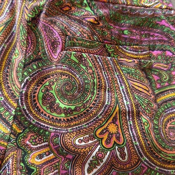 J.Crew Paisley Print Side-Zip Shorts Size 0โ Multicolor Cotton Mid-Rise - Picture 4 of 7